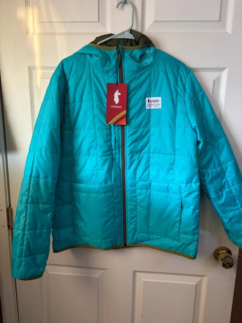 Cotopaxi reversible Teca calido Hooded Jacket Women's XL (Lafayette color) - Picture 6 of 7